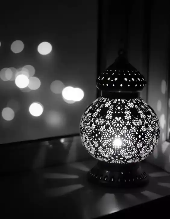 Black Lantern for Diwali festival decoration, creating a warm festive atmosphere | Perfect Festival Decoration Idea | Diwali Decoration Ideas | Decorations Guru