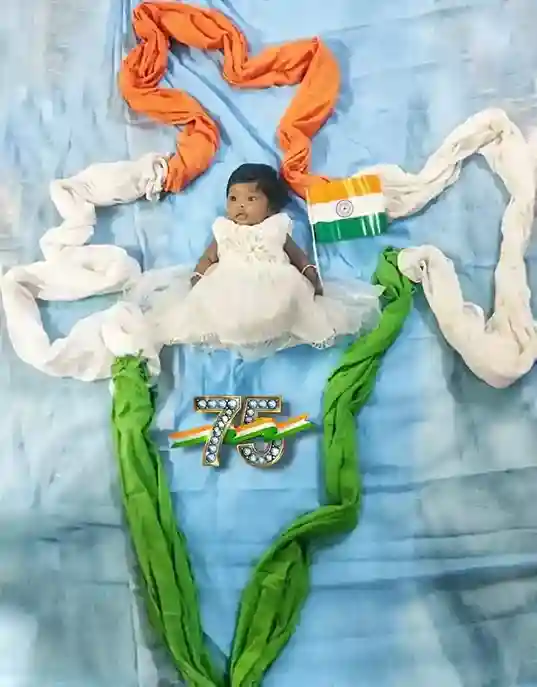 15th August Independence Day Baby Decoration